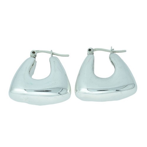 NEW 925 Sterling Silver Handbag Creole Earrings 7.9g - Picture 2 of 3