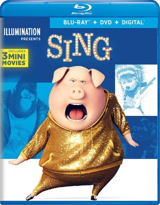 Sing Blu-ray Matthew McConaughey NEW