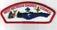 West Michiginan Shores Council SAP T-5b RED Bdr. [GA-1384]