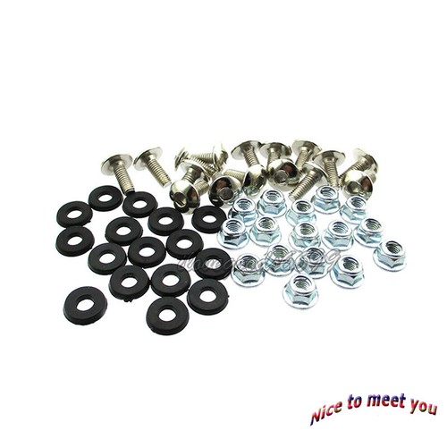 Plastic Fender Bolt Washer Nut Screw Kit Fit 50cc 70cc 90cc 110cc 125cc ATV Quad - Picture 5 of 6