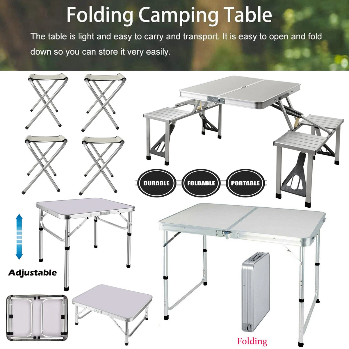 Folding online desk large