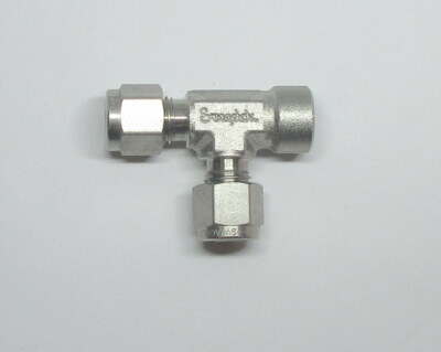 Swagelok 1/4 X 1/8 X 1/4 Stainless Steel Run Tee SS-400-3TFT  Several Avail New