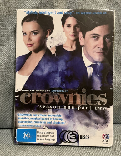 NEW Crownies - Season One : Part Two (DVD) 3 Disc Set - Sealed Underbelly Drama - Picture 1 of 6