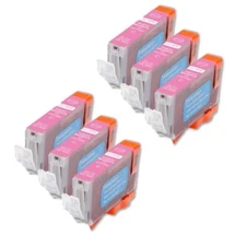 6 PHOTO MAGENTA Replacement Ink + chip for CLI-8PM  iP6600 iP6700