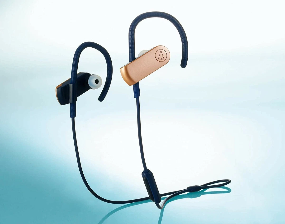 audio technica SONICSPORT wireless earphone waterproof Bluetooth From japan NEW