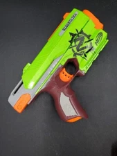 Nerf N-Strike Zombie Strike SideStrike Single Shot Toy Dart Hand Gun WORKS