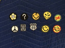 Lot Of 10 Fun Iron On Patches B New