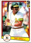 1982 Donruss Baseball #365 Tony Armas *EX*
