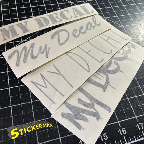 Custom Personalized Vinyl Lettering Name Decal Sticker Car Window