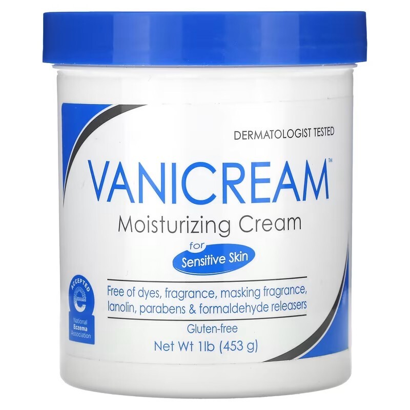 Crème hydratante Vanicream protection hiver et corps peaux sensibles