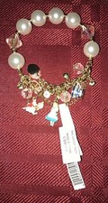 Disney Parks Alice in Wonderland Charm Bracelet Style 2 New HTF