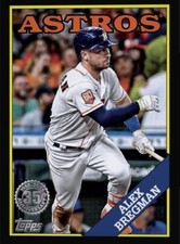 [DIGITAL] Topps Bunt - Alex Bregman - 1988 Topps Baseball 23 S3 - Black Base