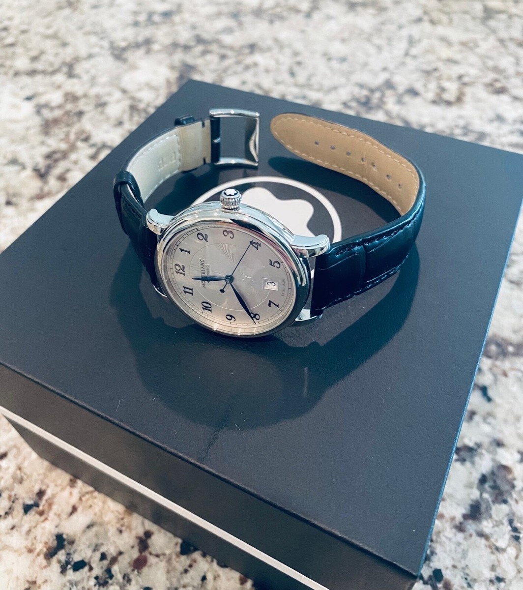 Montblanc 117574 Men's Silvery White Watch for sale online | eBay