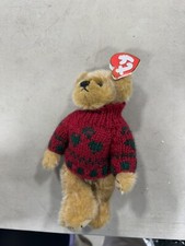 TY Attic Treasures Collection Bearkhardt Christmas Posable Teddy Bear Plush P8