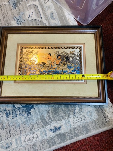 Franklin Mint Picture by Kinuko SONG OF THE GOLDEN NILE Artwork Sterling Silver - Picture 10 of 11