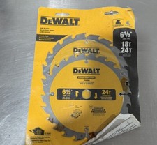 DEWALT 6-1/2 in. 24-Tooth Aluminum Cutting Blade DW9154 2 Pack