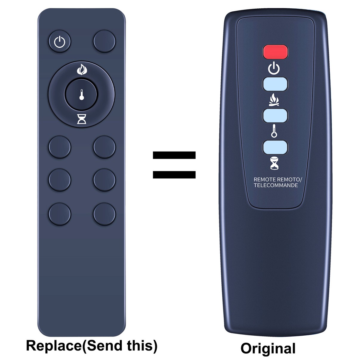 Spectrafire Plus Spectrafire Electric Fireplace Remote