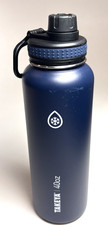 TAKEYA 40oz Navy Blue Stainless Steel Insulated Wide Mouth Water Bottle
