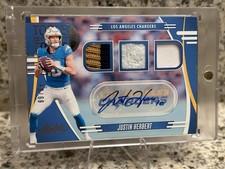 Panini 2025 Absolute Tools of the Trade Justin Herbert Auto Patch /99