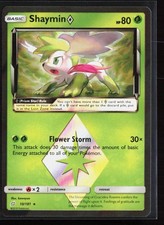 Shaymin 10/181 Team Up 2019 Prisma Stella Sole e Luna Holo Carta Pokémon Rara