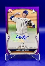 Austin Bergner - 2023 Bowman Paper Prospect Autographs - Purple Border /250