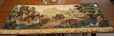 German Gobelin Style Tapestry - Postkutche - ...