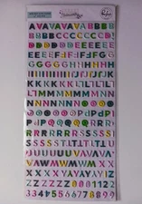 Pinkfresh Studio - Mini Puffy Alpha Stickers - Uppercase  - 233 pieces - NEW