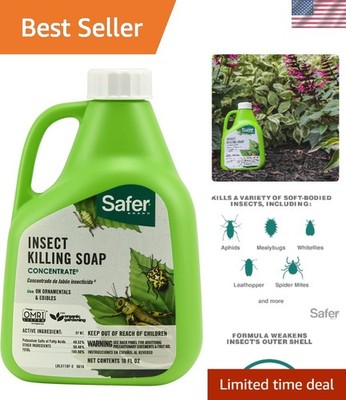 OMRI-Listed Insecticidal Soap Concentrate for Plants - 16 oz. Natural Protection