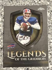 2025 Topps Chrome Jim Kelly #LOG-4 Legends of the Gridiron 🔥FAST FREE SHIPPING
