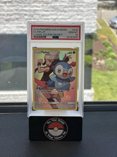 2019 Pokémon Sun & Moon FA/Piplup Cosmic Eclipse-Secret #239 PSA 10 GEM MT