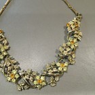 Vintage Broken Necklaces Brooch Lot for Repair or Craft Rhinestone Chain — photo 9