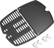 GFTIME 6558 7644 Plaque de cuisson en fonte pour barbecue à gaz Weber Q100,...