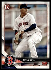 2018 Bowman Draft Bryan Mata Boston Red Sox #BD-172