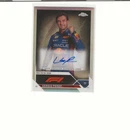 2023 TOPPS CHROME FORMULA 1 F1 SERGIO PEREZ SILVER AUTO #CAC-SP