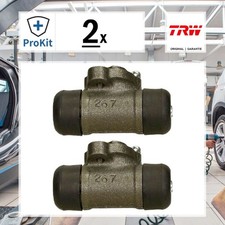 2x ORIGINAL® Trw Radbremszylinder Hinten für Renault CAPTUR II CLIO V Nissan
