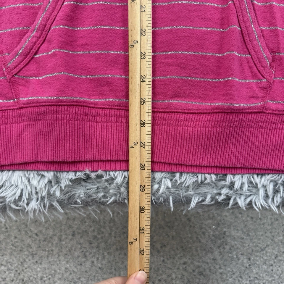 Sudadera con Capucha Victorias Secret Rosa Para Mujer S Rosa Rayas De Colección Y2K Gráfico Amor Metálico Foto 4 de 4