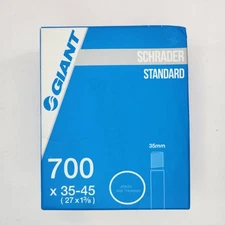 Giant 700c x 35-45c Road Bike Inner Tube 35mm Schrader Car Valve