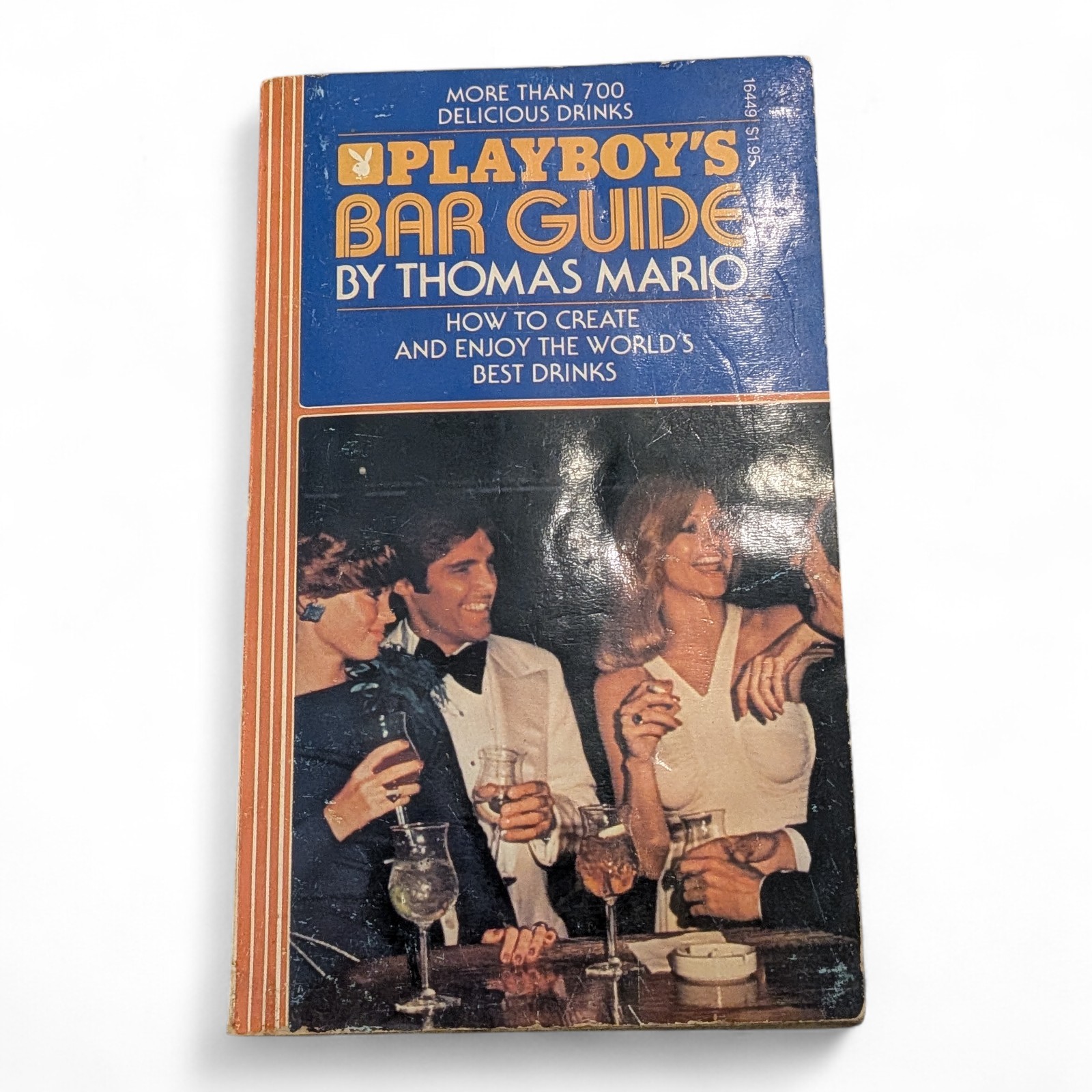 Playboy's Bar Guide By Thomas Mario 1971 Recipes of Cocktails Paperback