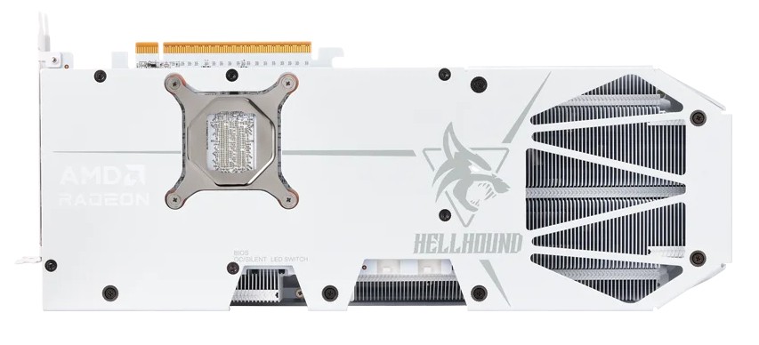 PowerColor Hellhound Radeon RX 9070 XT Spectral White AMD 16 GB