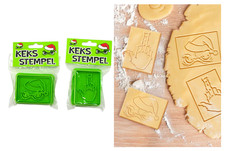 Ausstechformen "Festtags-Muffel", Ø 5cm, 2 Designs, Backen, Plätzchen, Weihnacht