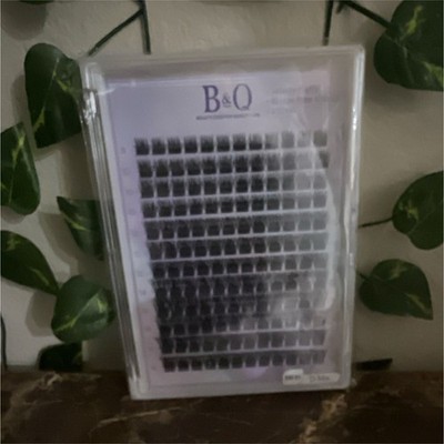 B&Q Cluster Eyelashes Natural Effect Black BM01-0.10-1mix