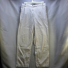 Eileen Fisher Women's Pants Small Minimalist Business Old Money White