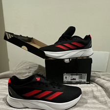 adidas Duramo SL Core Black/Solar Red/Grey Six Mesh Running Shoes IF9483