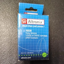 Altronix RBSN Relay Module 24VDC or 24 VDC Operation DPDT Contacts Brand New!