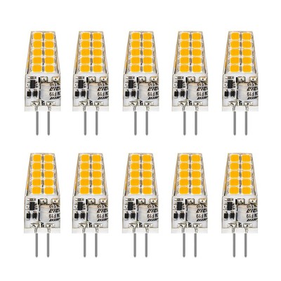 G4 LED Bulb 3W, 20W T3 JC Type Bi-Pin G4 Base Halogen Equivalent, AC/DC 12V L...