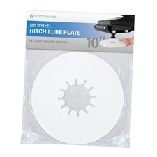 5th Wheel Hitch Lube Plate 10in RV Camper Trailer Fifth Wheel 10inch-1pack