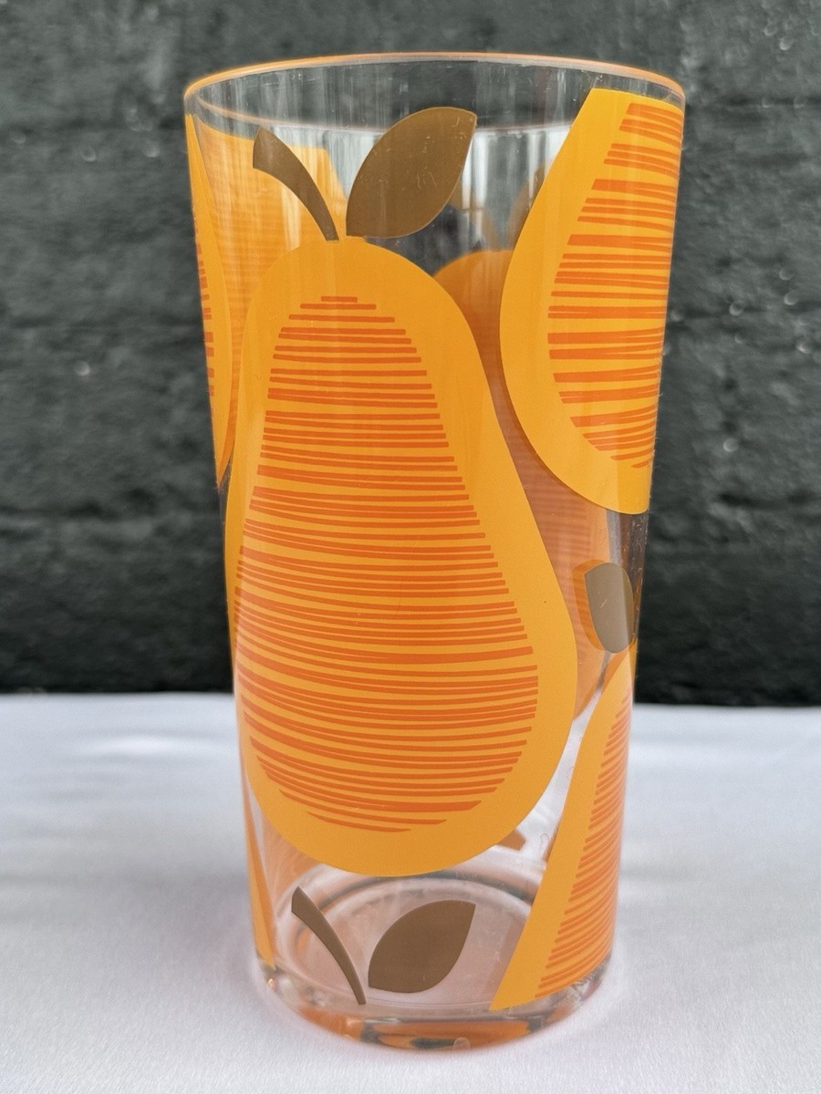NWOT Orla Kiely Pear High Tumbler Glasses Set of 4 - HTF Target