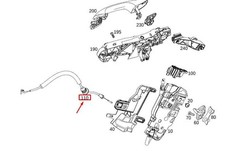 MERCEDES-BENZ GLB X247 Türschlosskabel hinten A2477601500 NEU ORIGINAL MERCEDES-BENZ GLB X247 Türschlosskabel hinten A2477601500 NEU ORIGINAL