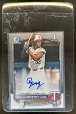 2025 Bowman Draft Quentin Young Chrome Auto 1st Prospect #CPA-QY Twins
