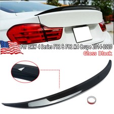 Rear Tail Spoiler Wings Glossy Black for BMW 4 Series F32 F82 M4 Coupe 2014-2020